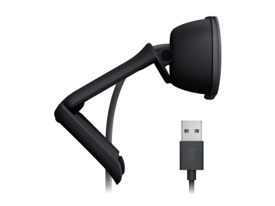 Logitech : WEBCAM Brio 100 FHD WEBCAM GRAPHITE USB EMEA28-935