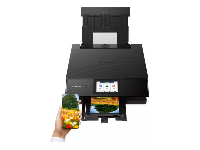 Canon : PIXMA TS8750 BLACK A4/A5/B5 4800X1200DPI 446X213X485 BORDERL