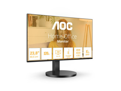 AOC : 24B3CF2 23.8IN IPS FHD 100HZ 250CD/4MS/HDMI/2USB/USB-C/HAS