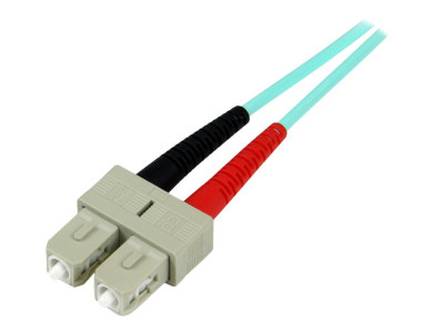 Startech : FIBER OPTIC cable - 10 GB AQUA - MULTIMODE DUPLEX 50/125 - LSZH