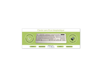 MCL Samar : BIOPLASTIC WIRELESS KEYBOARD