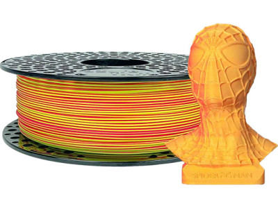 Azurefilm PLA 1,75mm DUAL NEON YELLOW - PINK 1kg AZUREFILM 3D FILAMENT