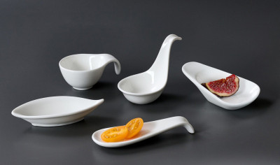 Ritzenhoff & Breker Dipschale GUSTO Blatt, weiß