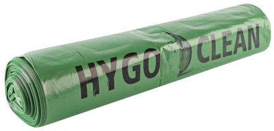 HYGOCLEAN Sac poubelle Light, 120 litres, en LDPE, jaune
