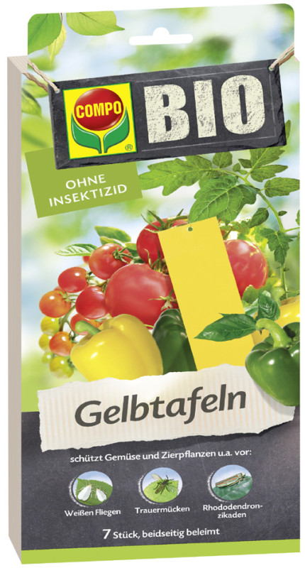 COMPO BIO Gelbtafeln, Leimfalle, insektizidfrei