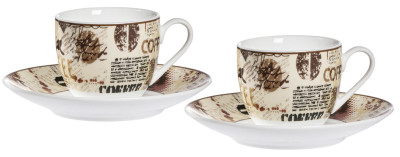 Ritzenhoff & Breker Set expresso CREMA, 4 pièces