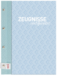 ROTH Zeugnismappe Pattern mit Buchschrauben 