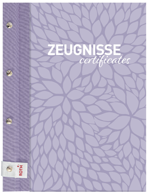 ROTH Zeugnismappe Pattern mit Buchschrauben 