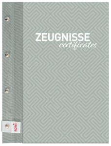 ROTH Zeugnismappe Pattern mit Buchschrauben 