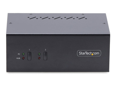 Startech : 2-PORT DISPLAYPORT 1.2 DUAL 4K 60HZ KVM SWITCH W/ USB 3.0