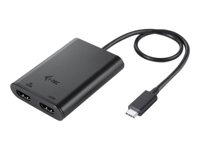I-Tec : USB-C DUAL 4K/60HZ (SINGLE 8K/30HZ) HDMI VIDEO ADAPTER