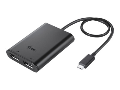 I-Tec : USB-C DUAL 4K/60HZ (SINGLE 8K/30HZ) DP VIDEO ADAPTER