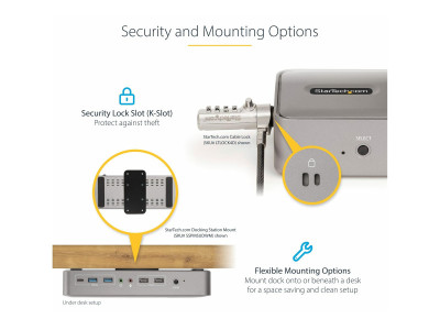 Startech : DUAL-LAPTOP USB-C KVM DOCKING STATION - KVM SWITCH DOCK