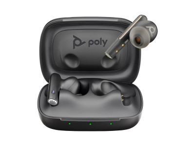 Poly : VOYAGER FREE 60 UC W/CHARGE CASE TEAMS USB-A BLACK WW