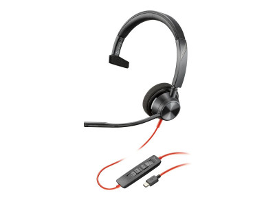 Poly : POLY BW 3310 MONO USB-C HS +USB-C/A