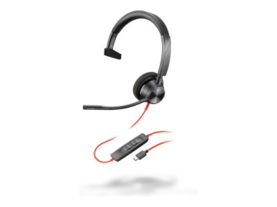 Poly : POLY BW 3310 MONO USB-C HS +USB-C/A