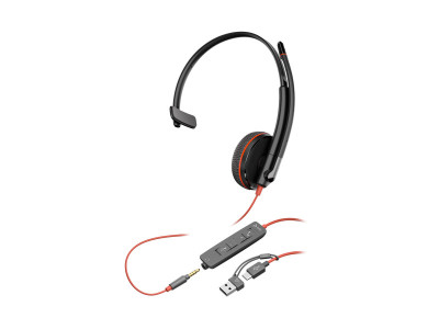 Poly : POLY BW 3215 USB-C HS +USB-C/A (BULK)