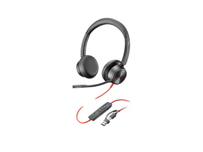 Poly : POLY BW 8225 STEREO -M USB-C HS +USB-C/A