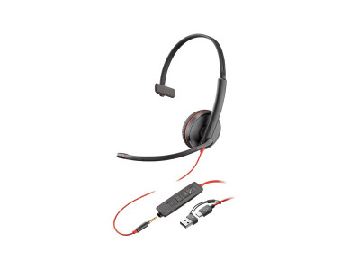 Poly : POLY BW 3215 USB-C HS +3.5MMP +USB-C/A