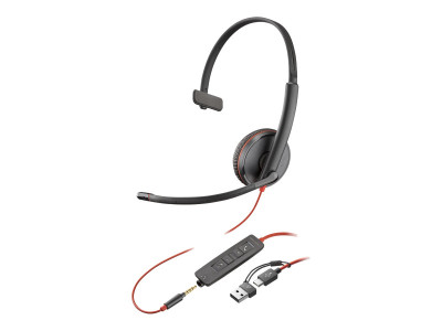 Poly : POLY BW 3215 USB-C HS +3.5MMP +USB-C/A