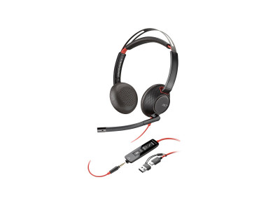 Poly : POLY BW 5220 USB-C HS +3.5MMP +USB-C/A