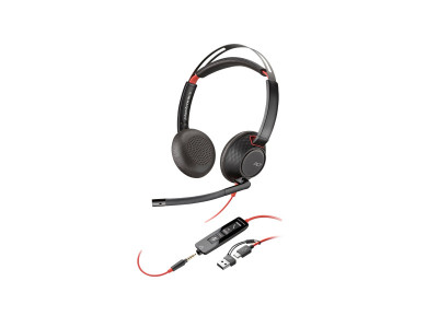 Poly : POLY BW 5220 USB-C HS +3.5MMP +USB-C/A