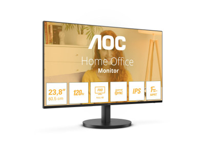 AOC : 24B3HA2 23.8IN IPS FHD 100HZ 250CD/4MS/HDMI