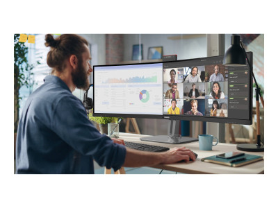 Philips : 49B2U6900CH 48.8IN CURV VA 5K 450CD/2HDMI/DP/4USB/2USB-C/HAS
