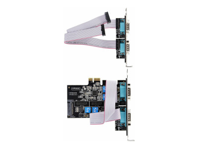 Startech : CARTE SERIE PCIE A 4 PORTS CA RTE 4 PORTS RS232/RS422/RS485