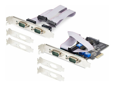 Startech : CARTE SERIE PCIE A 4 PORTS CA RTE 4 PORTS RS232/RS422/RS485