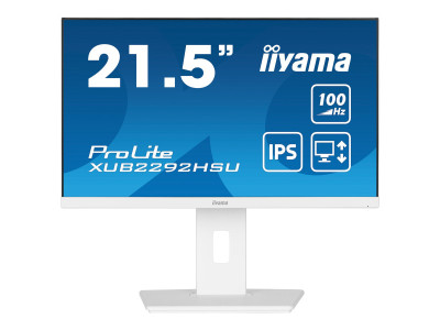 Iiyama : XUB2292HSU-W6 21.5IN IPS FHD 250CD/HDMI/DP/4USB/HAS avec HITE