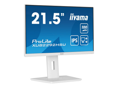 Iiyama : XUB2292HSU-W6 21.5IN IPS FHD 250CD/HDMI/DP/4USB/HAS avec HITE
