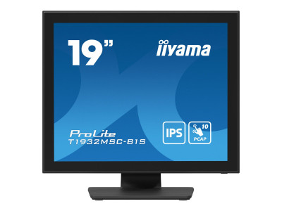 Iiyama : T1932MSC-B1S 19IN IPS 1280X1024 PCAP/250CD/HDMI/DP/VGA