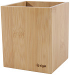 sigel Pot à crayons Eyestyle, en bambou, carré sigel Pot à crayons Eyestyle, en bambou, carré