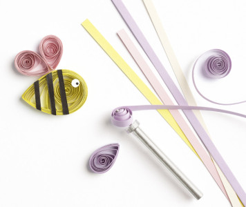 folia Bâtonnet à quilling, court, pointe 8 mm, en aluminium