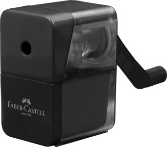 FABER-CASTELL Machine à tailler, manuelle, 1 trou, noir