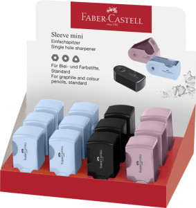 FABER-CASTELL Taille-crayon simple SLEEVE MINI, assorti