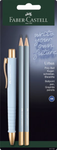 FABER-CASTELL Set d'écriture POLY BALL URBAN, rose
