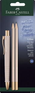 FABER-CASTELL Set d'écriture POLY BALL URBAN, rose