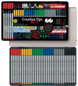 STABILO Creative Tips ARTY PASTELL, 30er Metalletui