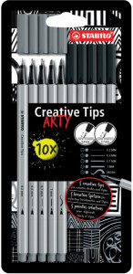 STABILO Creative Tips ARTY SHADING, 10er Kartonetui