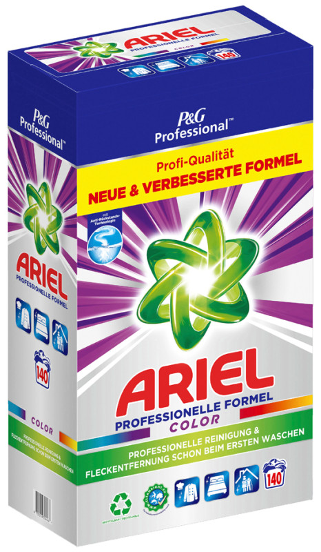 ARIEL PROFESSIONAL Lessive en poudre Color, 8,4 kg