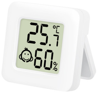 LogiLink Set d'hygro-thermomètres, 3 pièces, blanc