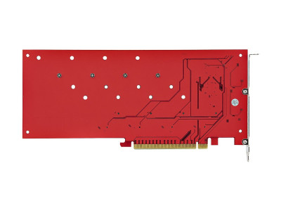 Startech : QUAD M.2 PCIE SSD ADAPTER card avec BIFURCATION PCIE 4.0
