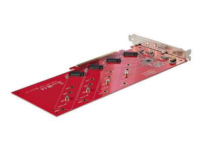 Startech : QUAD M.2 PCIE SSD ADAPTER card avec BIFURCATION PCIE 4.0