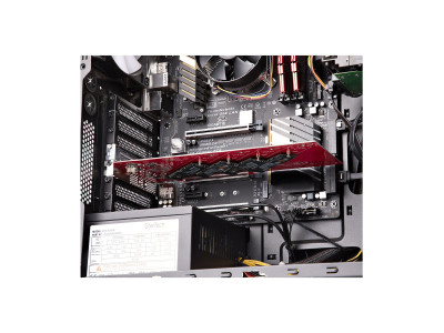 Startech : QUAD M.2 PCIE SSD ADAPTER card avec BIFURCATION PCIE 4.0