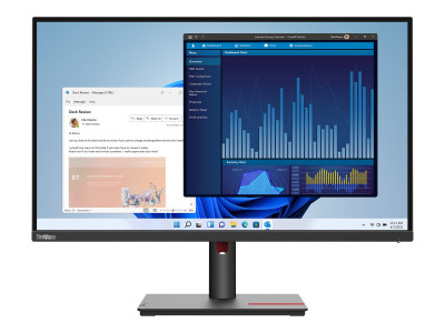 Lenovo : T27P-30 27 INCH 4K UHD MONITOR 27IN IPS PANEL 60HZ 4MS HDMI DP