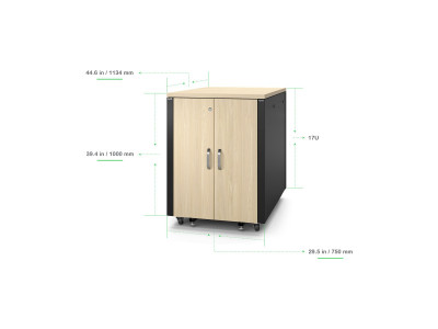 APC : APC NETSHELTER SOUNDPROOF SERVER RACK 17U 230V 1000H X 750