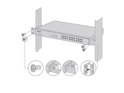 TP-Link : 13-INCH SWITCHES RACK MOUNT kit