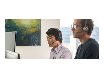 Poly : ENCOREPRO 525 USB-M TEAMS CERT BINAURAL USB CALL CENTER HEADSET